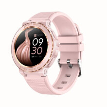Women's Waterproof Smart Watch with Answer/Make Call and Smart Reminder for iPhone Android (Pink)