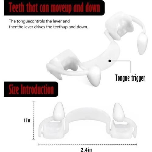 Retractable Fangs - Unspecified - 2 Pairs - Plastic - Unisex - Halloween 2