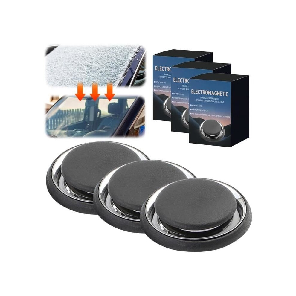 Car Electromagnetic Snow Removal Device, 2025 Upgrade Antifreeze Snow Removal Instrument, 3Pcs 9314269507646