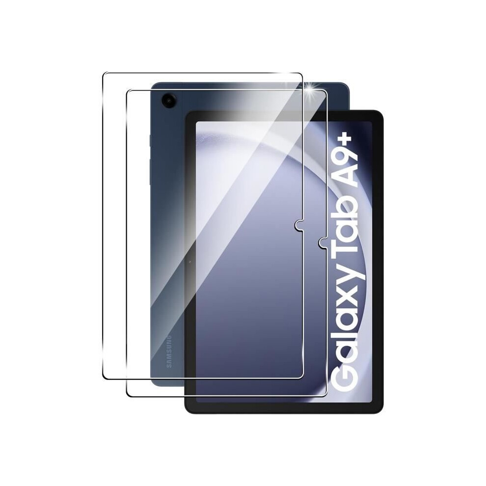 2 Pieces Tempered Glass For Samsung Galaxy Tab A9+ / Samsung Galaxy Tab A9 Plus - Ultra Resistant Ultra Transparent 9H Hardness Glass 9314269507608