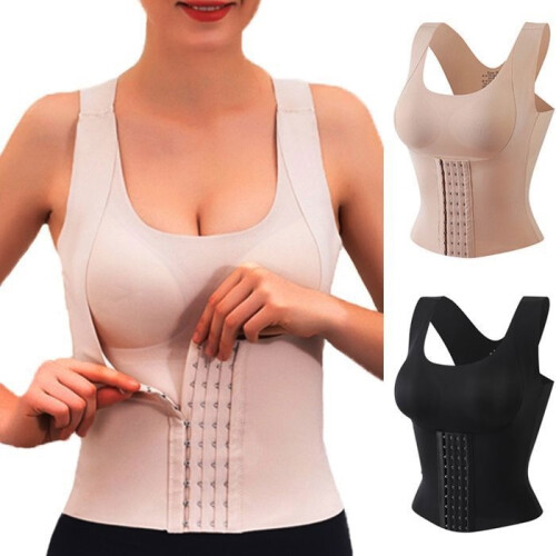 Women's corset - button-shape-abdominoplasty - beige
