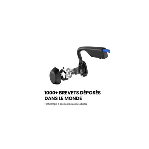 Bone Conduction Headphones - Shokz - Openmove - Bluetooth - Wireless - Elevation Blue 2