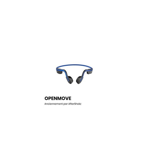 Bone Conduction Headphones - Shokz - Openmove - Bluetooth - Wireless - Elevation Blue 1