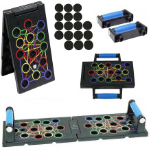 Foldable 24 in 1 Push Up Board Bars Portable Rack Stand Home Gym