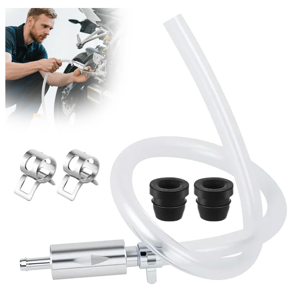 (1Pcs) Brake Bleeder Hose - One Way Check Valve Brake Bleeder Kit For Hydraulic System Bleeding For Car Motorcyle Clutch, Universal Brake Fluid Bleede 9357235717946