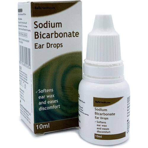 Sodium Bicarbonate Ear Drops 10ml Pack of 2