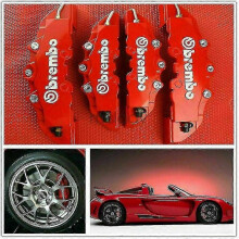 4pcs/set 3d Style Car Universal Disc Brake Caliper Covers Front & Rear Kits