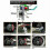 4pcs/set 3d Style Car Universal Disc Brake Caliper Covers Front & Rear Kits 3