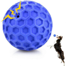 Indestructible Squeaky Dog Balls, Interactive Dog Toys for Aggressive Chewers Large Breed for Relieving Anxiety, Dog Chew Toys Balls for Aggressive Ch