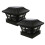 2 Pack Solar Fence Post Lamp Post Head Light Garden Light Post Light 1