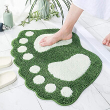 Rugs Mats Water Absorbent Non-slip Mat Used In Bathroom, Shower, Room, Etc.soft Microfiber Bath Mat Machine Washable,big Feet Bathroom Mat (green, 19x