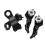 2 P Halon Rep Brackets Clip For E60 E61 Car 63126941478 1