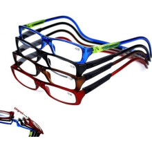 +2,5 Zweifarbige magnetische Lesebrille (4 Paar)