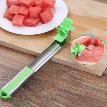 Watermelon slicer knife tongs Corer fruit melon stainless steel