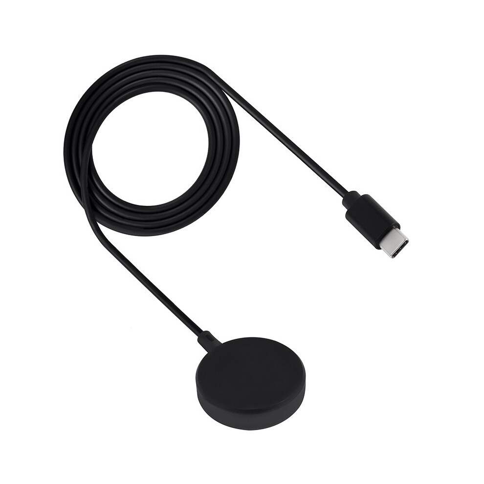 (Type-C black) Applicable to Samsung Watch Galaxy Watch3/Samsung Watch Galaxy Watch 4/watch5 pro/active2 wireless magnetic charging head