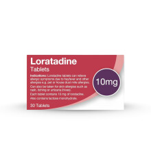 Loratadine Hayfever & Allergy Relief 10mg x 30 Tablets