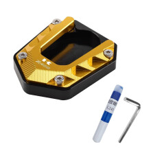 (Alfombrilla de soporte lateral dorada Z400) Compatible con Kawasaki Ninja 400 Pedal de freno Cubierta