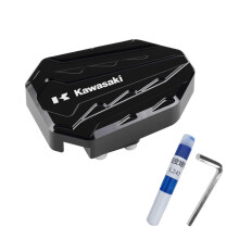 (Cubierta de freno de pie negra) Compatible con pedal de freno Kawasaki Ninja Ninja 400 Z400 cubierta
