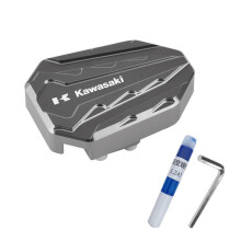 (Cubierta de freno de pie gris)Compatible con pedal de freno Kawasaki Ninja Ninja 400 Z400 cubierta