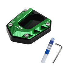 (Almohadilla de soporte verde Ninja400) Compatible con Kawasaki Ninja Pedal de freno Ninja 400 Cubierta