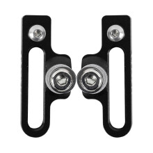 (Black)2Pcs Bike Brake Extendable Adapter Brake Caliper Adapter