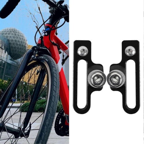 (Black)2Pcs Bike Brake Extendable Adapter Brake Caliper Adapter 1