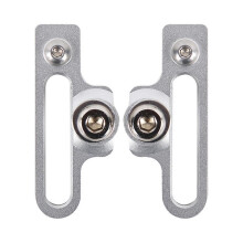 (Silver)2Pcs Bike Brake Extendable Adapter Brake Caliper Adapter
