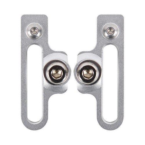 (Silver)2Pcs Bike Brake Extendable Adapter Brake Caliper Adapter