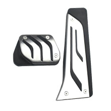 (AT)Auto Stainless Steel Car Styling Fuel Pedal Brake Pedals Clutch Pedal Cover for BMW X3 X4 X5 X6