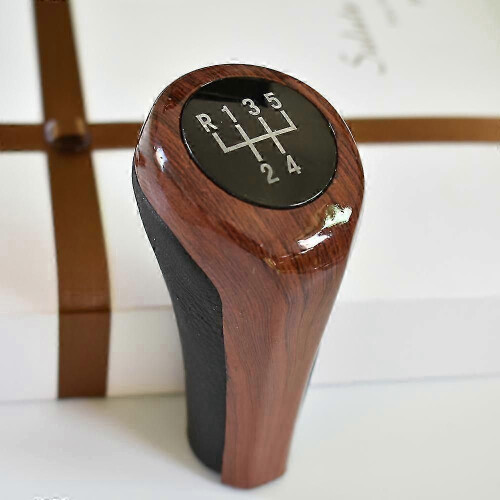 (Wood-5)Car 5/6 Speed Gear Shift Knob For BMW 1 3 5 6 Series E30 E32 E34 E36 E38 E39 E46 E53 E60 E63