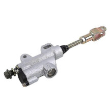 (sliver)Rear Brake Master Cylinder Pump Compatible with Chinese Silver Motorcycle Rear Brake Pump50cc