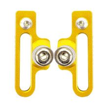 (Golden)2Pcs Bike Brake Extendable Adapter Brake Caliper Adapter
