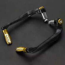 (Gold-ZX636)Universal For KAWASAKI ZX636 ZX636R Ninja ZX 636 ABS Handlebar Grips Guard Brake Clutch