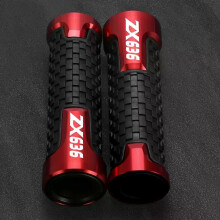 (Handlebar Red)Universal For KAWASAKI ZX636 ZX636R Ninja ZX 636 ABS Handlebar Grips Guard Brake Clutch