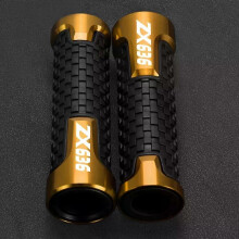 (Handlebar Gold)Universal For KAWASAKI ZX636 ZX636R Ninja ZX 636 ABS Handlebar Grips Guard Brake Clutch