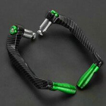 (Green)Universal For KAWASAKI ZX636 ZX636R Ninja ZX 636 ABS Handlebar Grips Guard Brake Clutch Lever