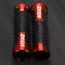 (Handlebar Orange)Universal For KAWASAKI ZX636 ZX636R Ninja ZX 636 ABS Handlebar Grips Guard Brake Clutch