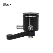 (black)New Universal Motorcycle Front Brake Clutch Fluid Bottle Master Cylinder Oil Reservoir Tank Cup