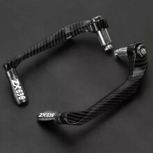 (Gray-ZX636)Universal For KAWASAKI ZX636 ZX636R Ninja ZX 636 ABS Handlebar Grips Guard Brake Clutch