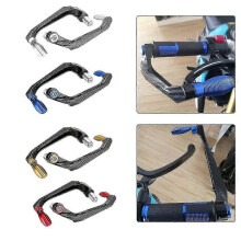 (Black)Universal Plastic  Motorcycle Handbar Brake Clutch Lever Guard Protector Proguard System Motorcycle