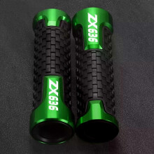 (Handlebar Green)Universal For KAWASAKI ZX636 ZX636R Ninja ZX 636 ABS Handlebar Grips Guard Brake Clutch