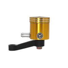 (gold)New Universal Motorcycle Front Brake Clutch Fluid Bottle Master Cylinder Oil Reservoir Tank Cup