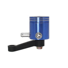 (blue)New Universal Motorcycle Front Brake Clutch Fluid Bottle Master Cylinder Oil Reservoir Tank Cup