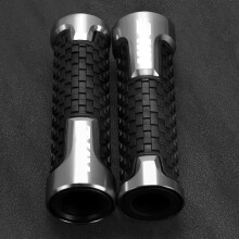 (Handlebar Silver)Universal For KAWASAKI ZX636 ZX636R Ninja ZX 636 ABS Handlebar Grips Guard Brake Clutch