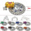 (Code 7mm)Motorcycle Brake Caliper 2 Piston Rpm 200mm Disc Floating Rotor 70mm Pitching Front Universal 2
