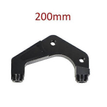 (A Bracket black)Motorcycle Brake Caliper 2 Piston Rpm 200mm Disc Floating Rotor 70mm Pitching Front