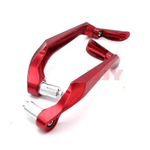 (red)Universal 7/8" 22mm Motorcycle Handlebar Brake Clutch Levers Protector Guard For Suzuki Gsxr1000