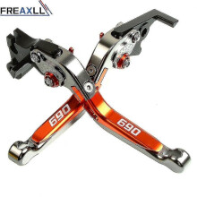 (GYORGY)For 690 690 Enduro R 690smc R Aluminum Motorbike Levers Motorcycle Brake Clutch Levers Foldable
