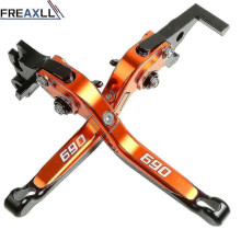 (BKOROR)For 690 690 Enduro R 690smc R Aluminum Motorbike Levers Motorcycle Brake Clutch Levers Foldable