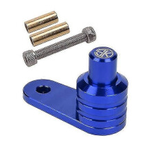 (Bleu) Accessoires moto Levier de frein Bouton de stationnement Interrupteur de verrouillage semi-automatique